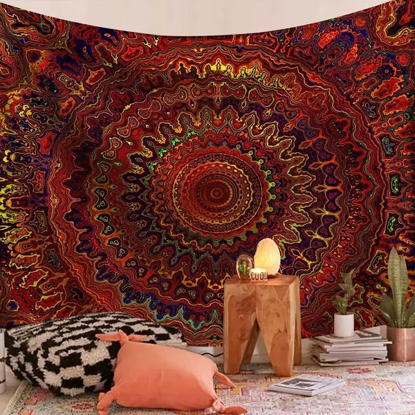 High-Quality Indian Mandala Travel Mattress Tapestry World-Class
