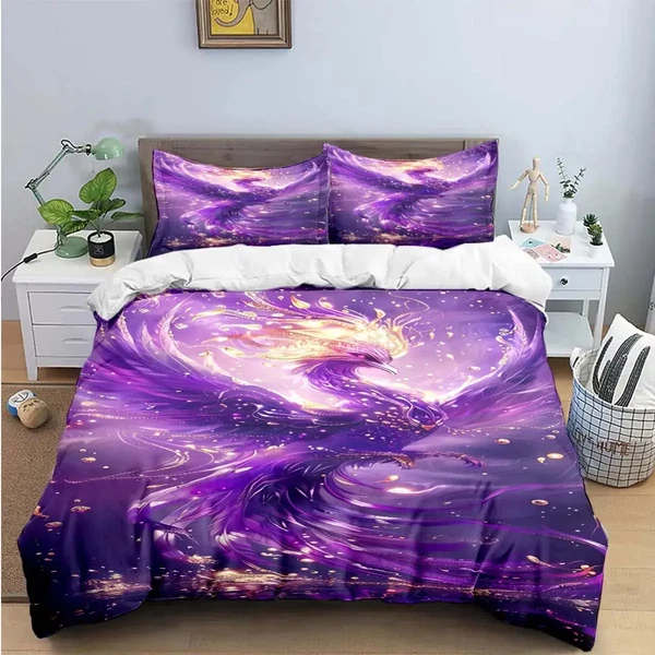 Optimized Rebirth Phoenix Quilt Cover Classic