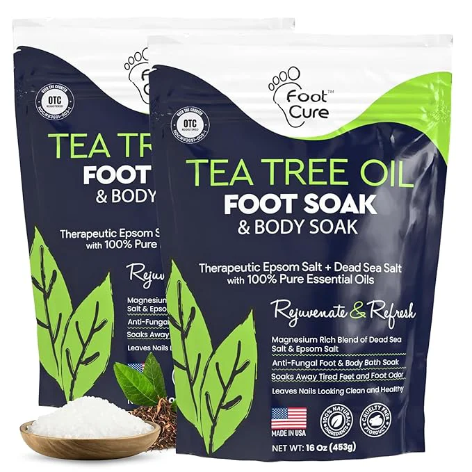 Efficient FOOT CURE Tea Tree Oil Foot Soak Professional