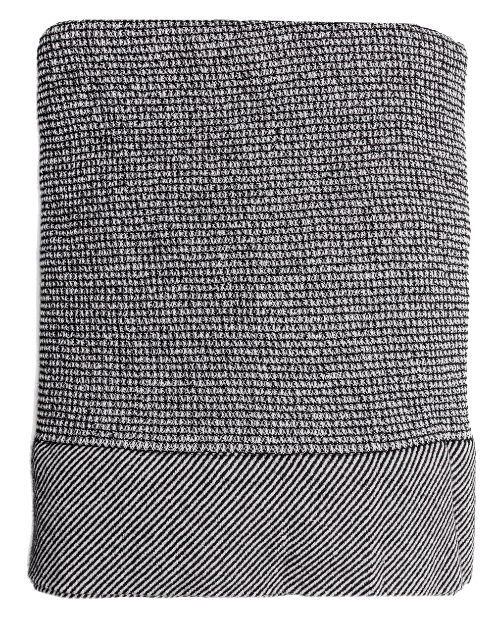 Pure Pergamon Throw in Black Powerful