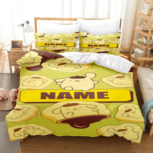 Natural Custom Pompompurin Quilt Cover Fashionable