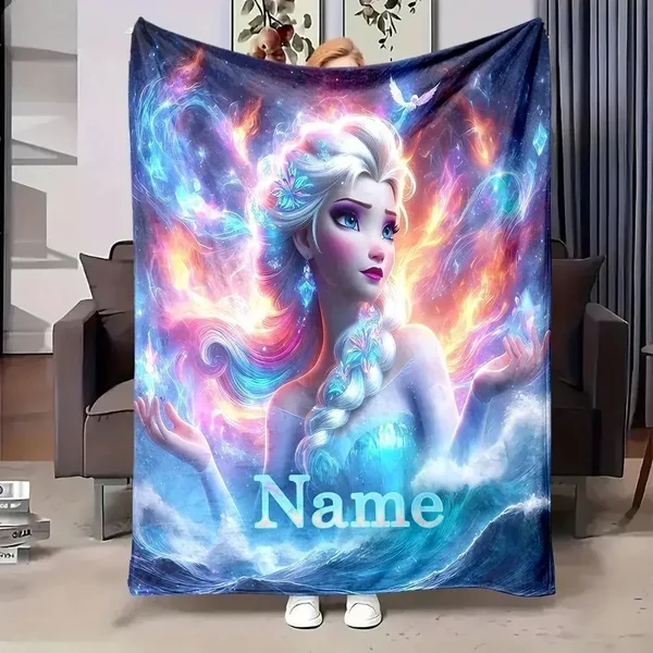 High-Quality Custom Frozen Cartoon Kids Blanket Environmentally Friendly