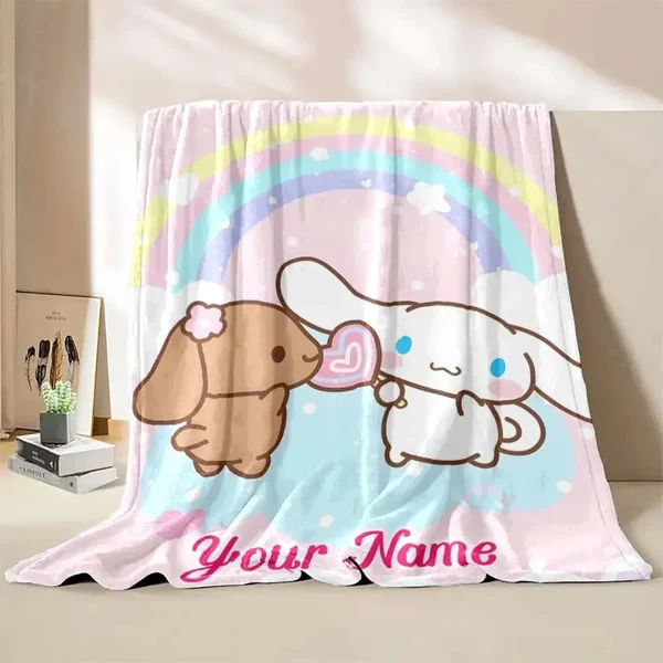 Certified Custom Name Sanrio Cinnamoroll Blanket Pure