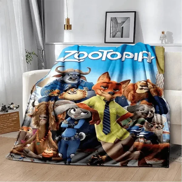 Superior Zootopia Throw Blanket Original Design