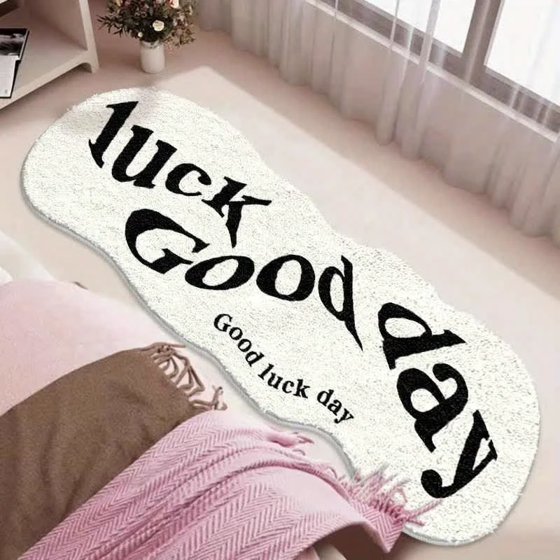 Healthy Ownkoti Good Luck Day Bedside Rug Pure