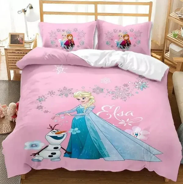 Top-Quality 3D Frozen Elsa amp Anna Quilt Cover Enhanced