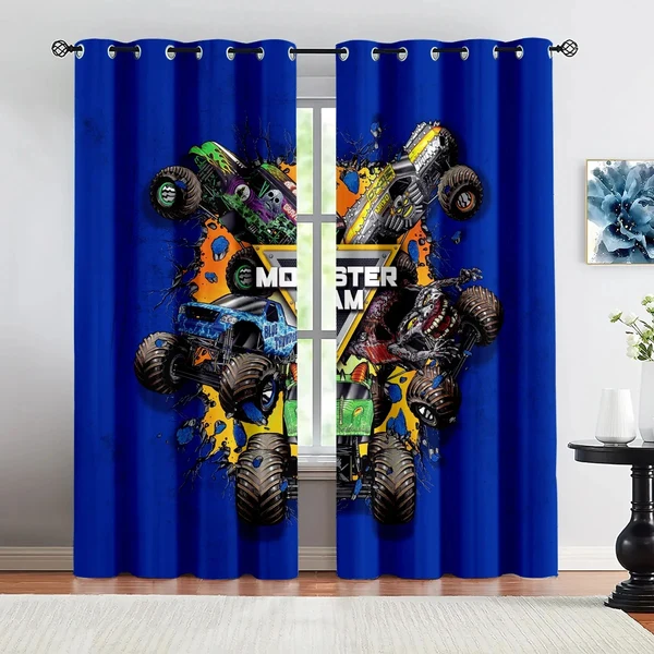 Exclusive Monster Jam Truck Window Curtains Responsible