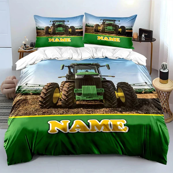 Top-Quality Personalized Farmers Tractor Duvet Cover Elite