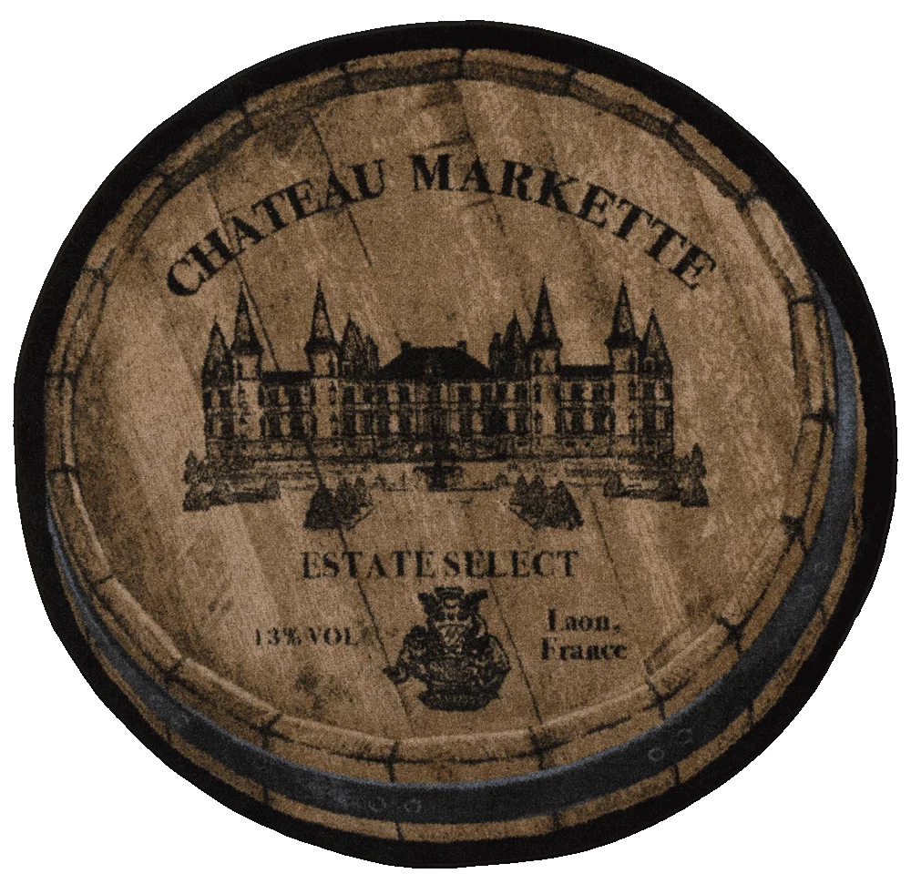 Stylish Chateau Markette Rug – Wood Grain Practical