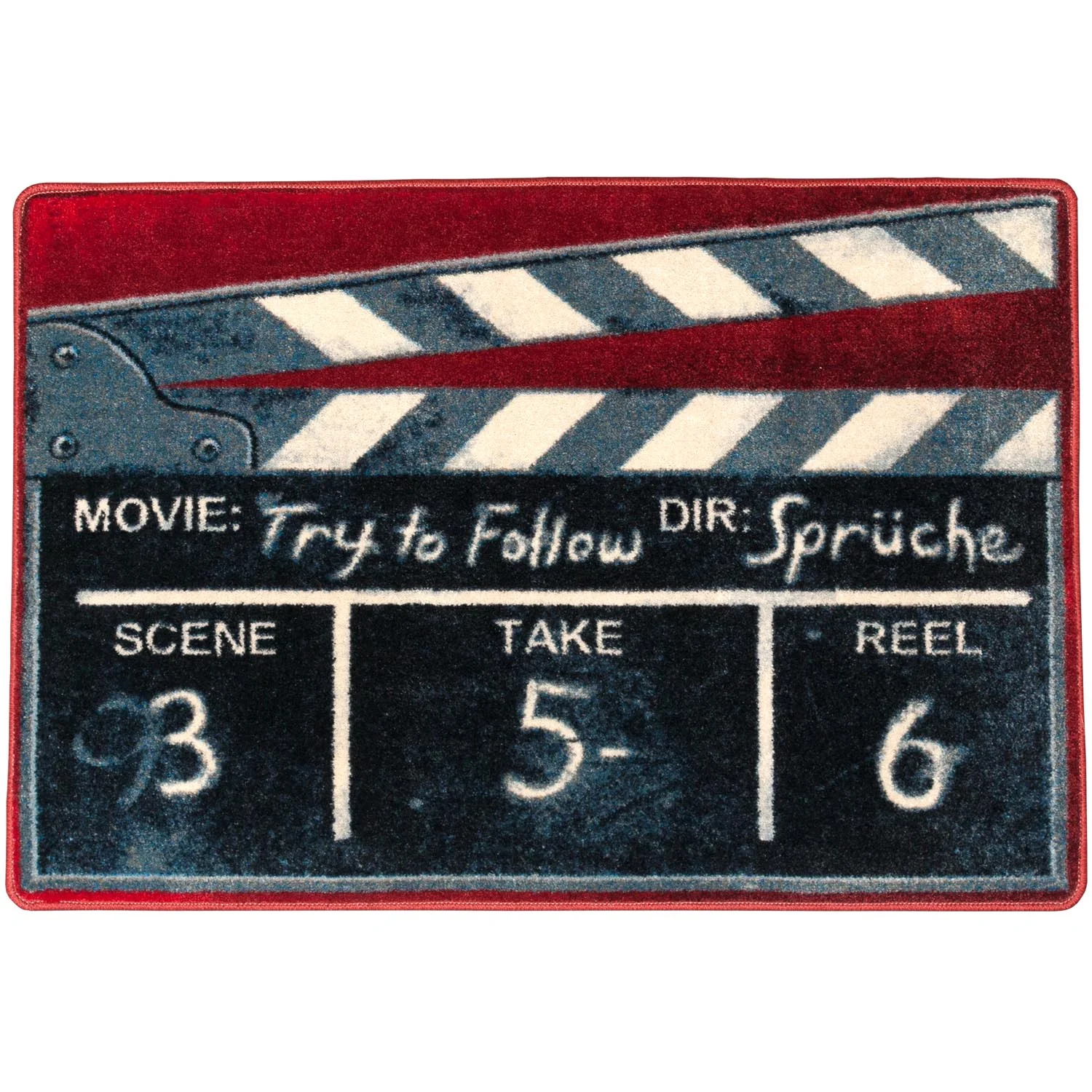 Quality Clapper Rug – Red Consistent