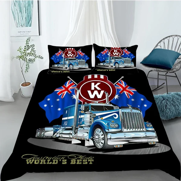 Excellent 3D Kenworth Truck Duvet Cover Exclusive
