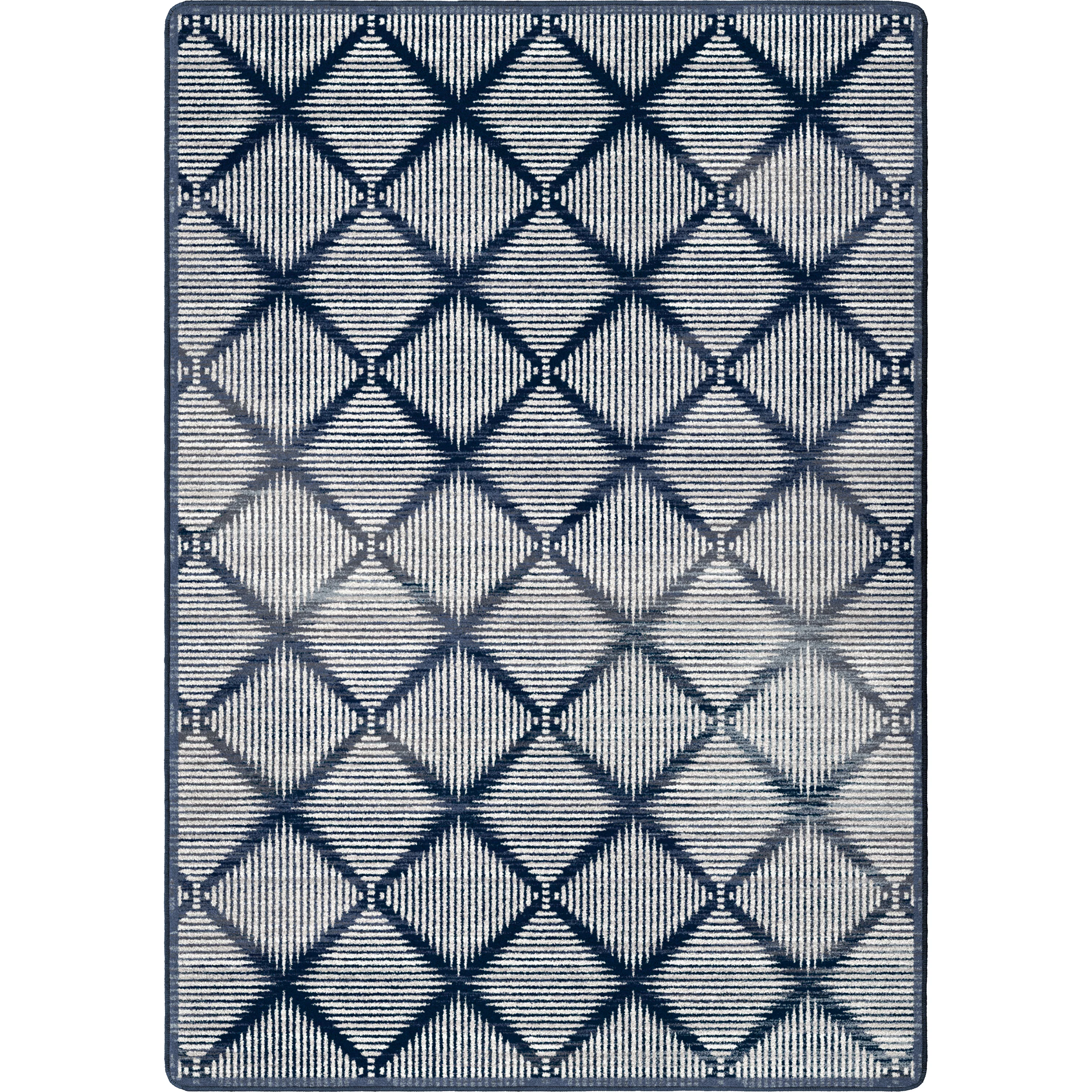 Specialty Diamond Weave Rug – Denim Smooth