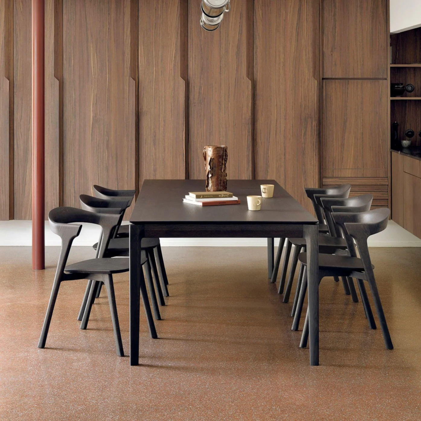 Carefully Designed Bok Solid Brown Oak Dining Table 79 quot Crafted