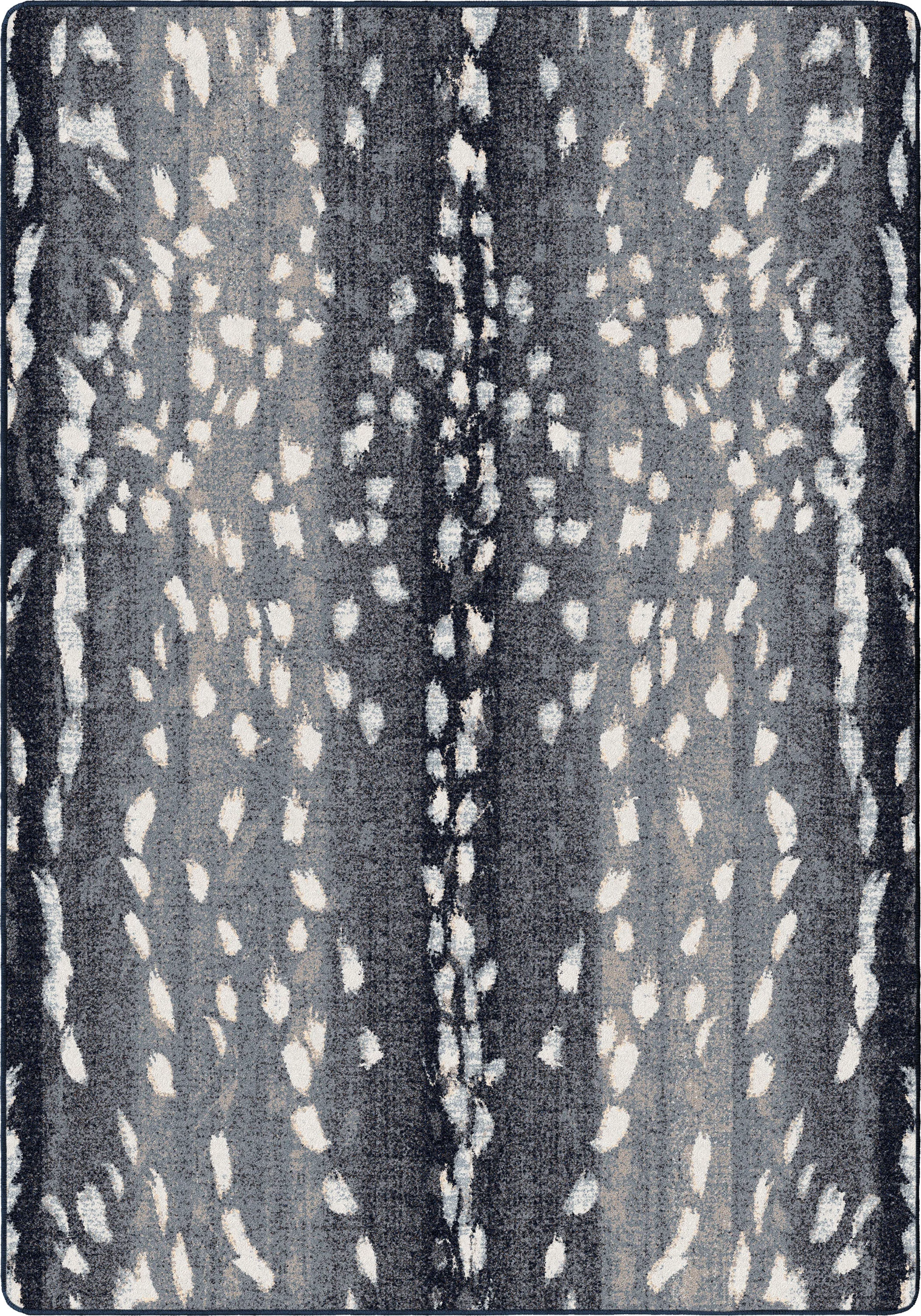 Genuine Emery Axis Hide Rug – Blue First-Class