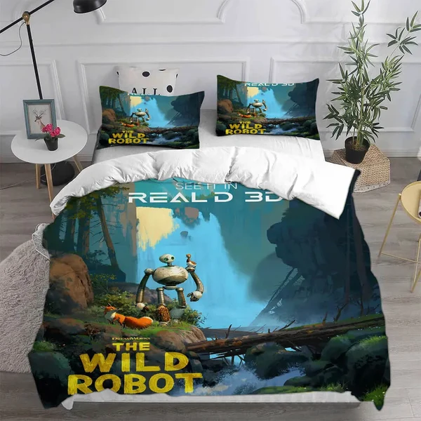 Effective The Wild Robot Quilt Cover Genuine
