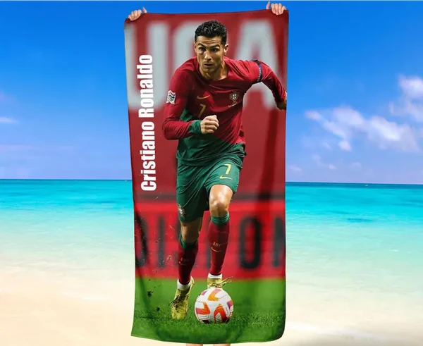 Functional Cristiano Ronaldo Towel for Gym Beach amp Home – Gift for CR7 Fans Professional