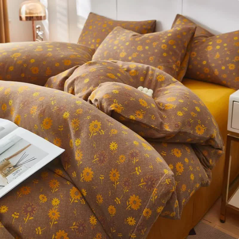 Exceptional Ownkoti Yellow Daisy Cotton Double Gauze Bedding Crafted