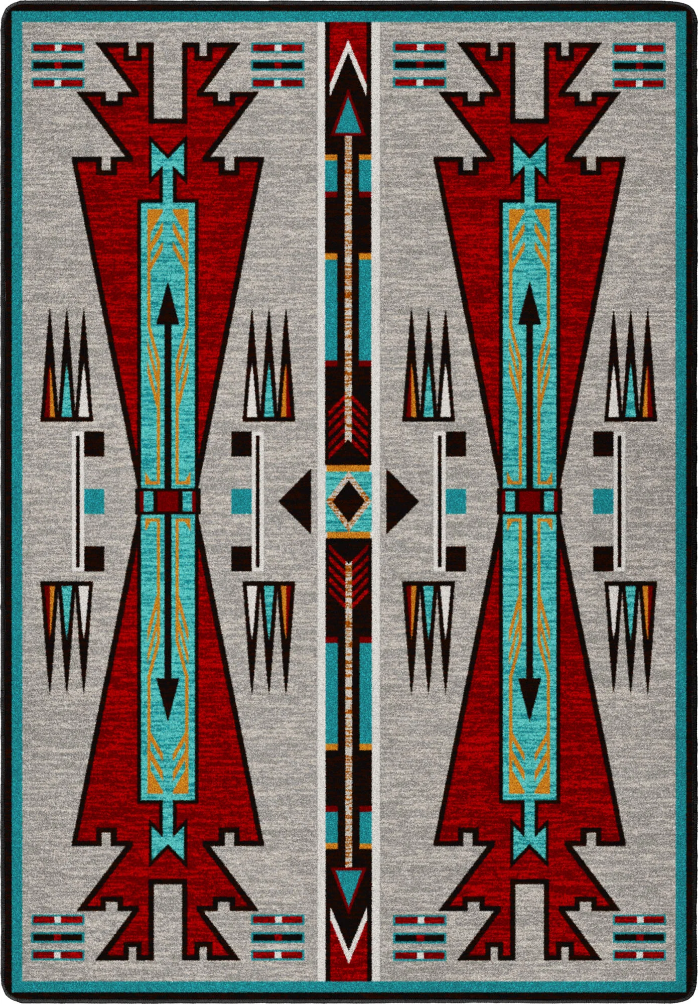 Relaxed Horse Thieves OKA Rug – Electric Unique