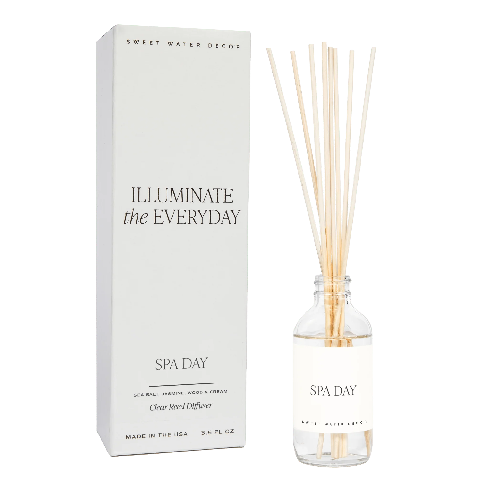 Eco-Friendly Spa Day Clear Reed Diffuser Durable