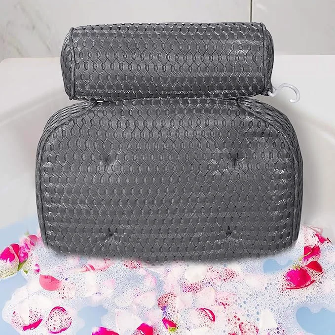 Durable Bath Pillow for Tub Support Neck and Back Bathtub Pillow Bath Accessories for High-Performance