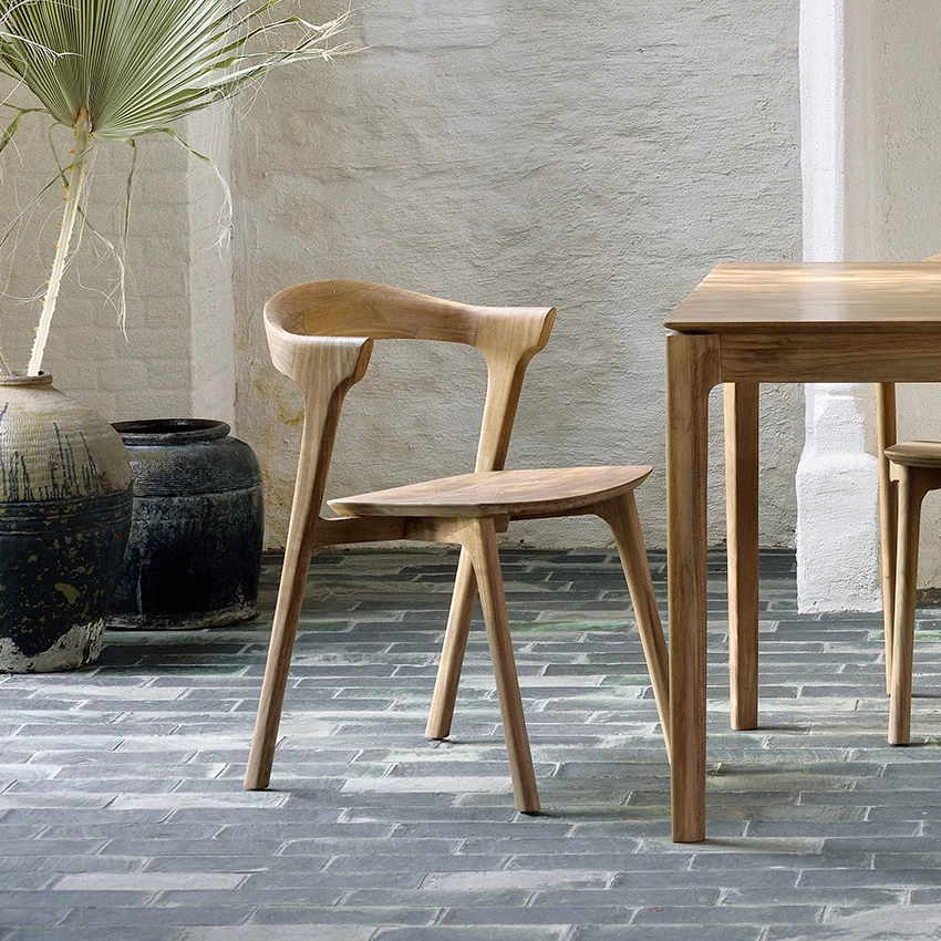 Certified Bok Solid Teak Dining Chair Efficient