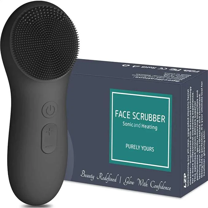 Genuine LZP Silicone Face Scrubber Electric Facial Cleansing Brush Elegant