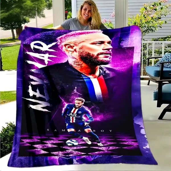 Traditional Neymar Junior Blanket – Soft amp Cozy Throw for Soccer Fans Prestigious