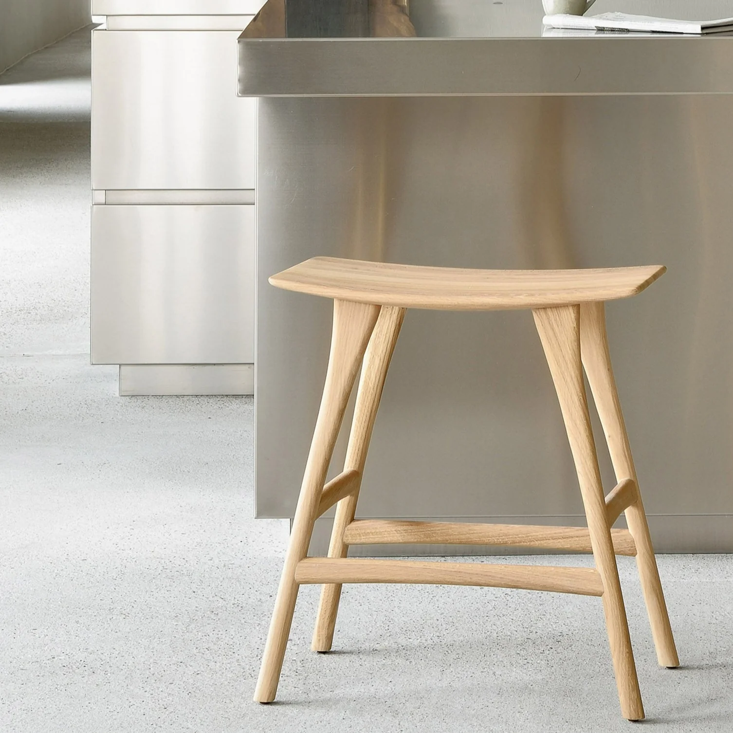 Powerful Osso Counter Stool Oak Secure