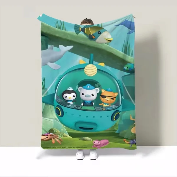 Fast Octonauts Blanket for Kids - Featuring Captain Barnacles Kwazii Peso amp Team Smooth