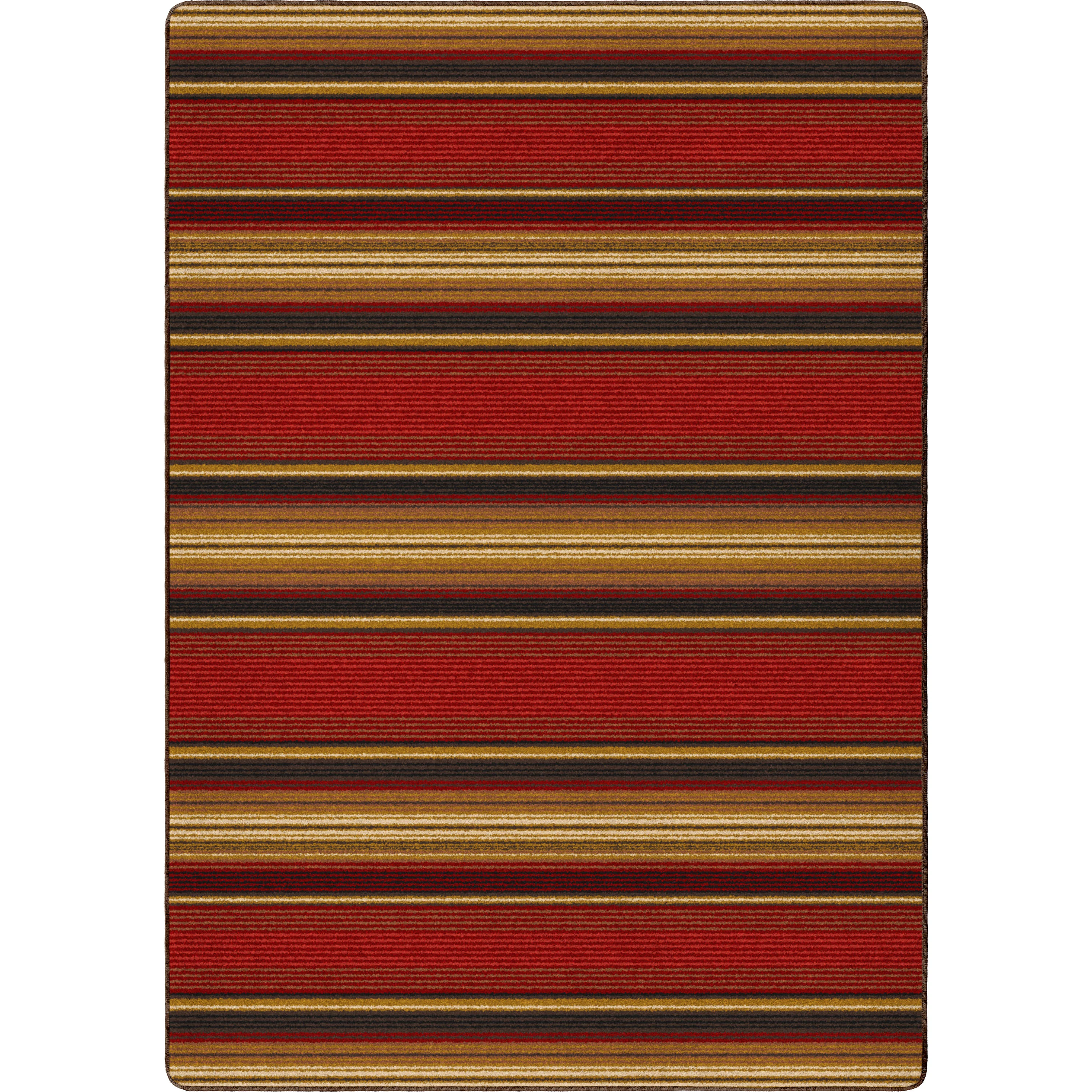 Lightweight Santa Fe Stripe Rug – Multi Soft