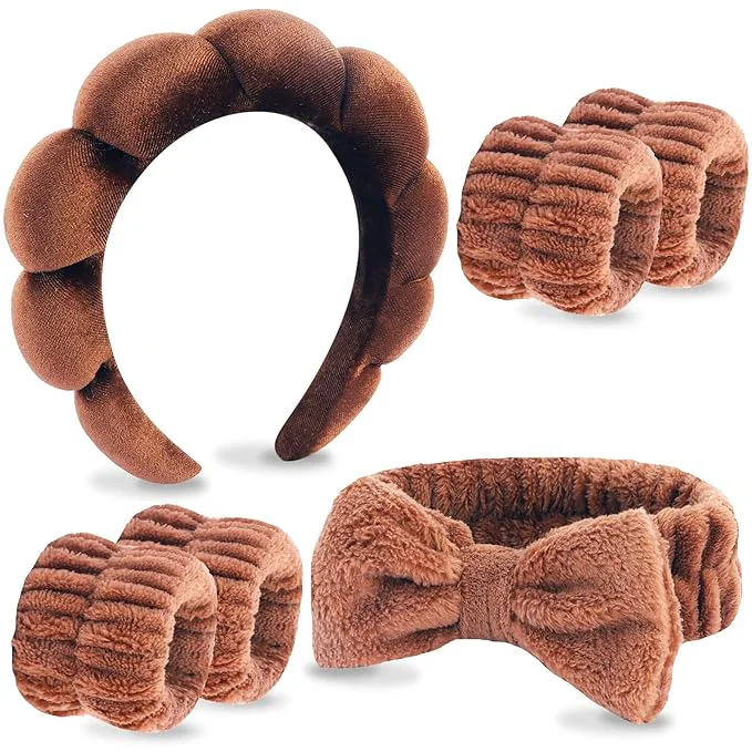 User-Friendly VELSCRUN Spa Headband Makeup Face Wash Skincare Headbands Stuff High-End