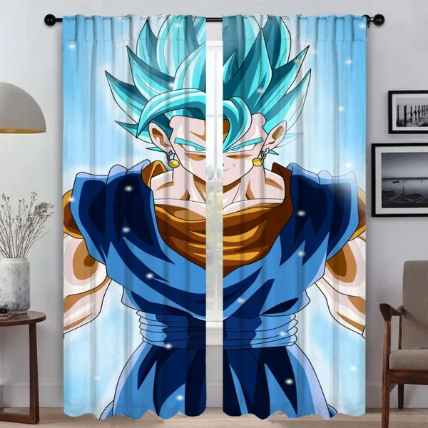 First-Class Dragon Ball Z Window Curtains for Kids amp Adults – Anime Bedroom Decor Panels Excellent