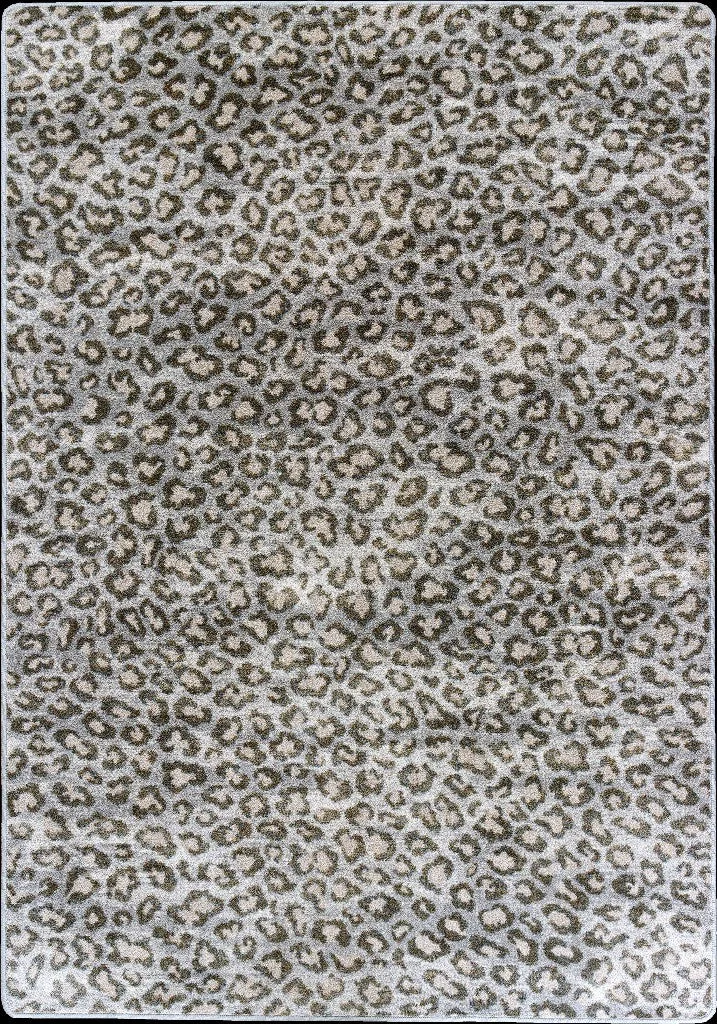Professional Snow Leopard Rug – Natural Carefully Designed