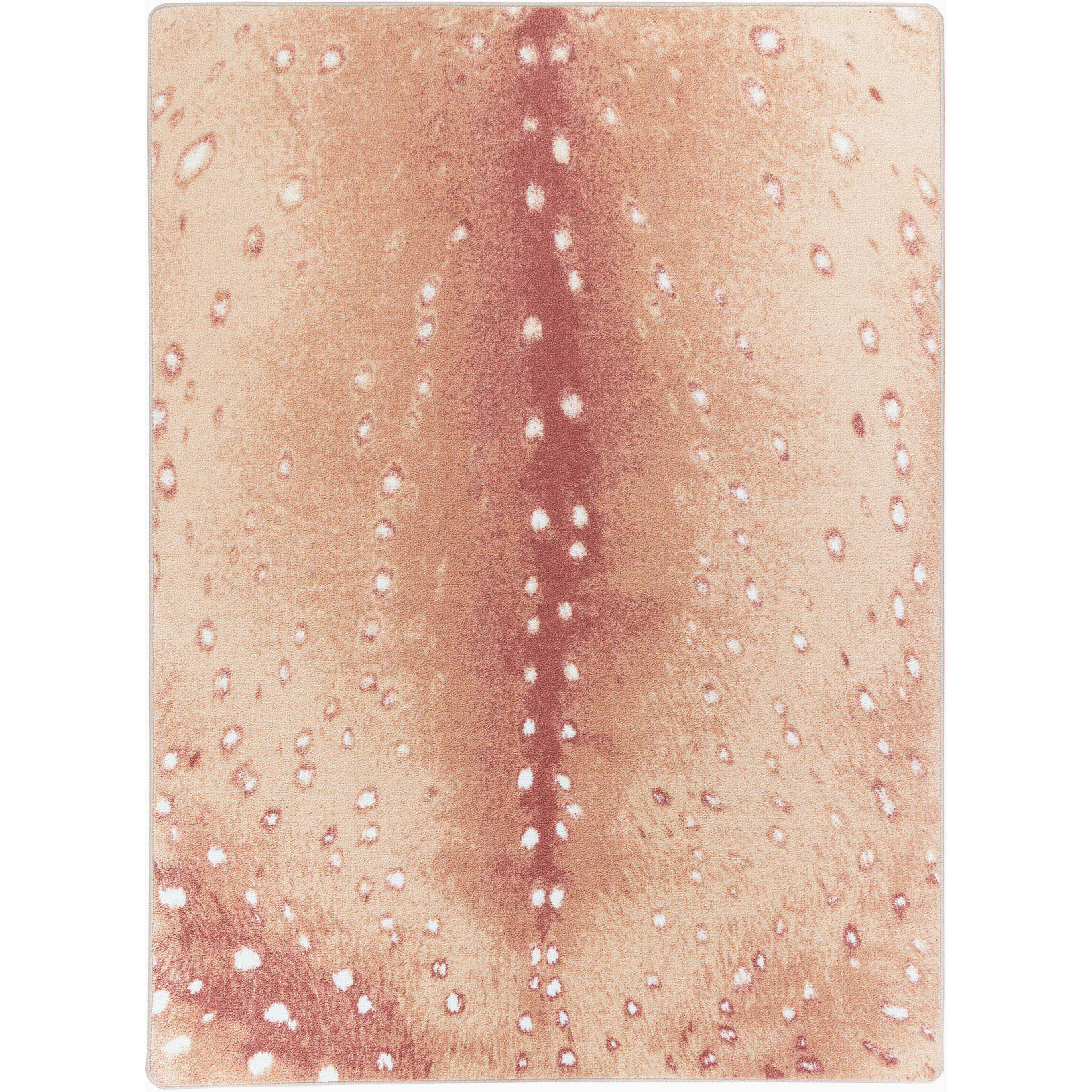 Lightweight Spotted Hide Rug – Blush High-Quality