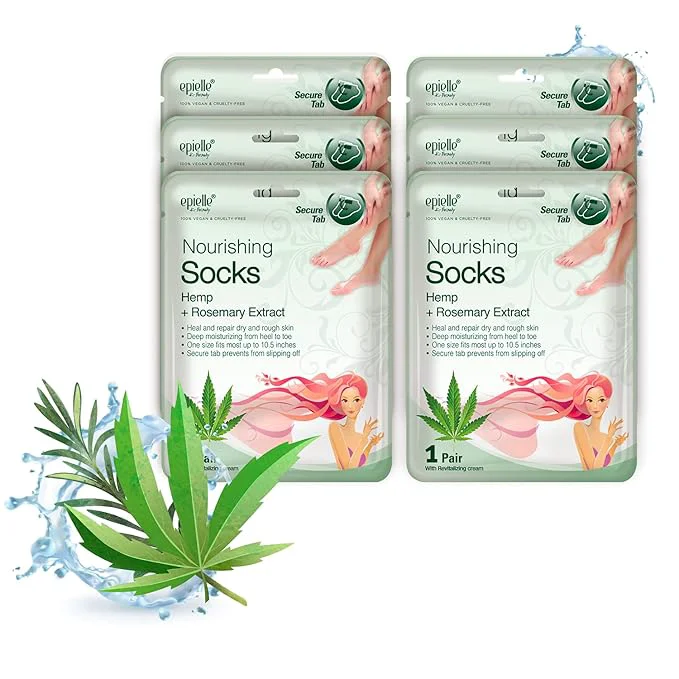 Minimalist Epielle Nourishing Foot Mask 6 Pairs Repair and Soften Convenient