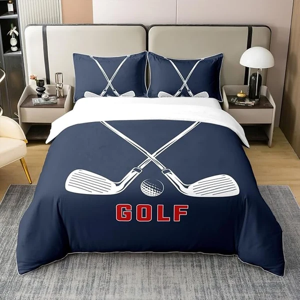 Prestigious Golf Quilt Cover Set – Sports Bedding for Golf Lovers amp Players Selected
