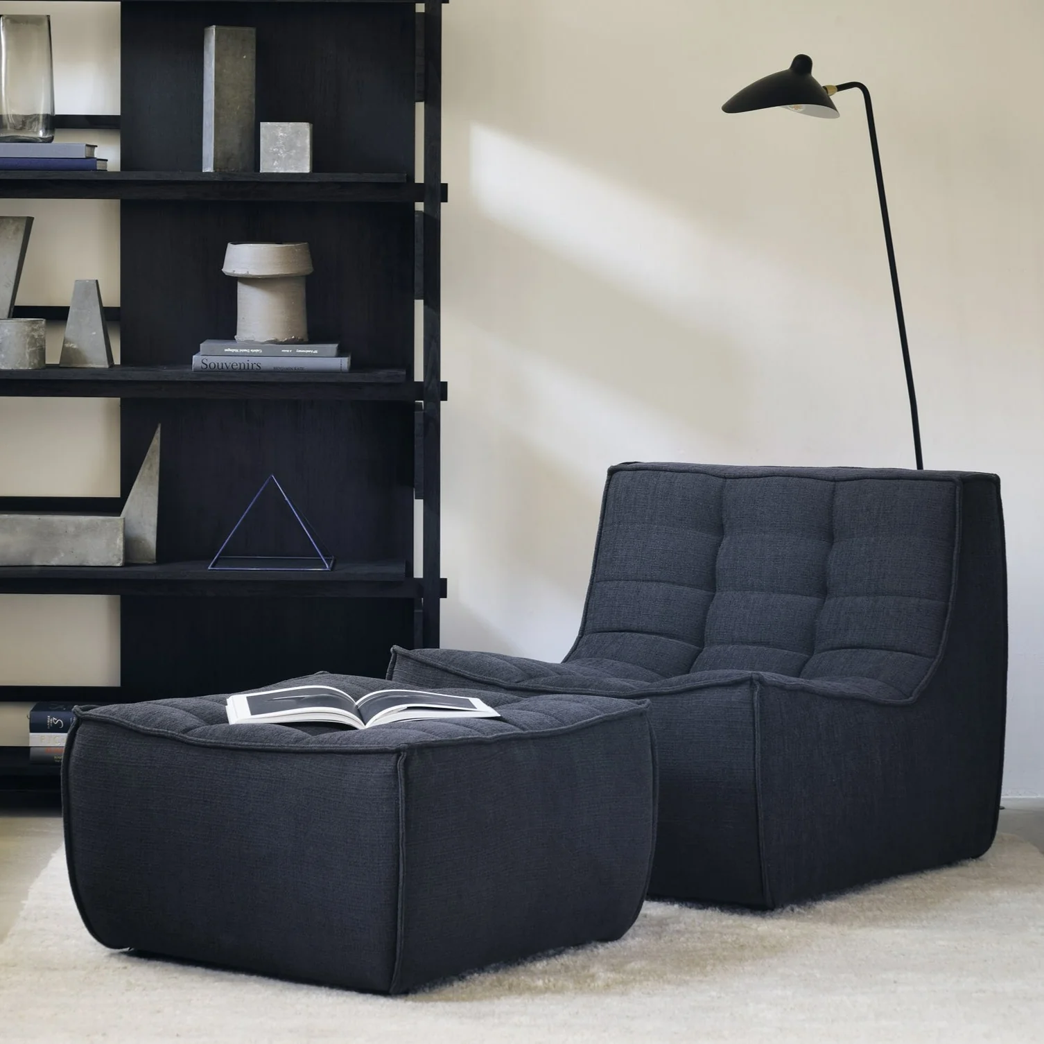 Superior N701 Single Seater Eco Fabric Sofa Graphite Responsible