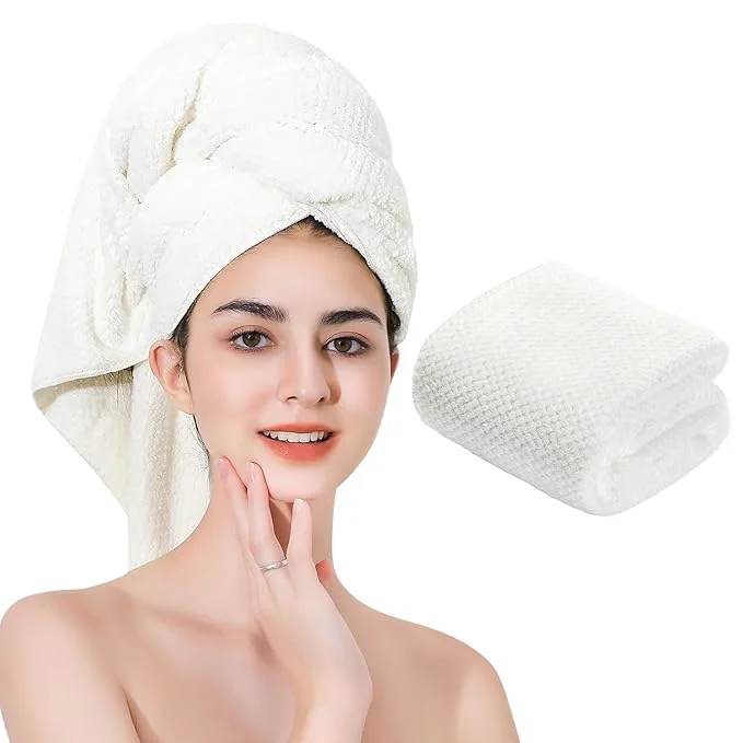 Carefully Designed Microfiber Hair Towel Quick Dry Hair Towel Hair Drying Towels Suitable Prestigious