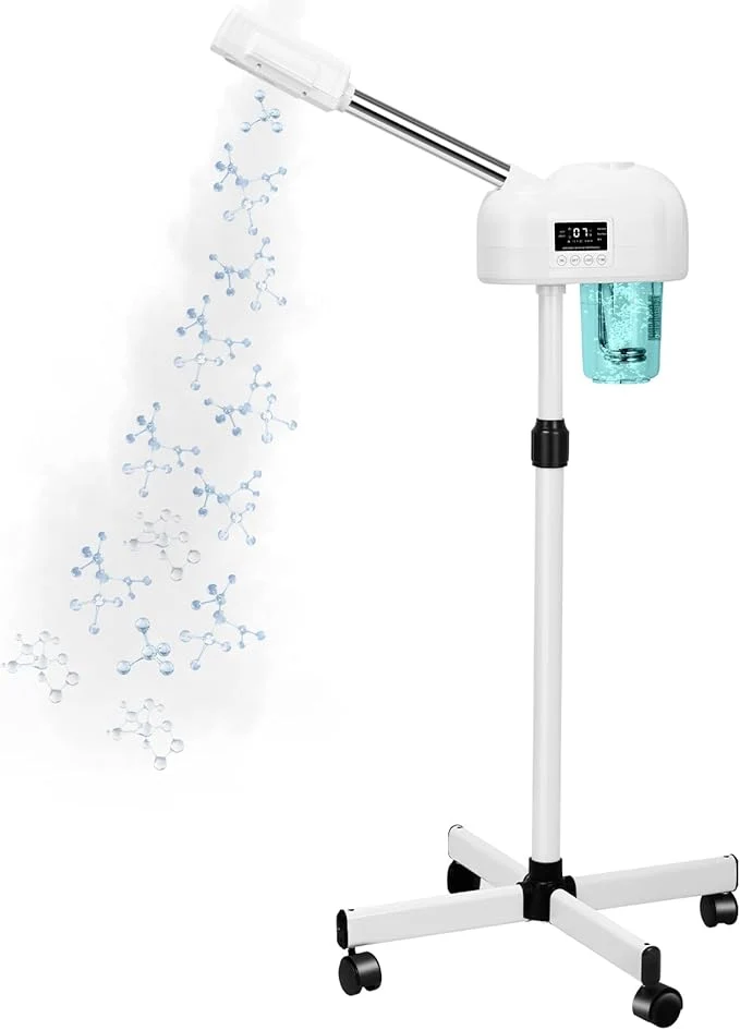 Eco-Friendly Professional Facial Steamer for Clean Skin LCD Display Facial Steamer for Relaxed