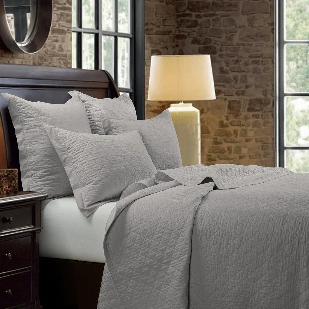 Exclusive Linen Cotton Diamond Quilt Artisan