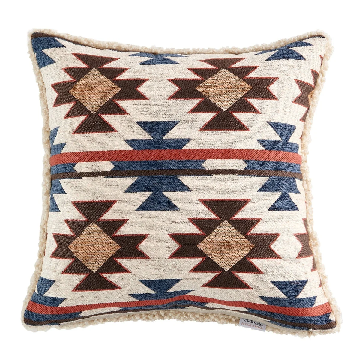 Exclusive Mariella Chenille Teddy-Backed Pillow Comfortable