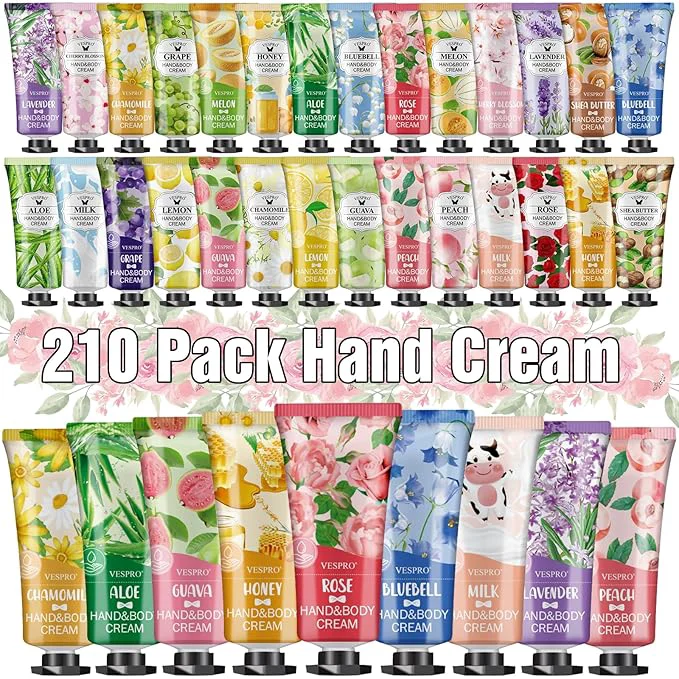 Proven VESPRO 210 Pack Moisturizing Hand Cream Gifts Set Mothers Day Gifts Hand Reusable