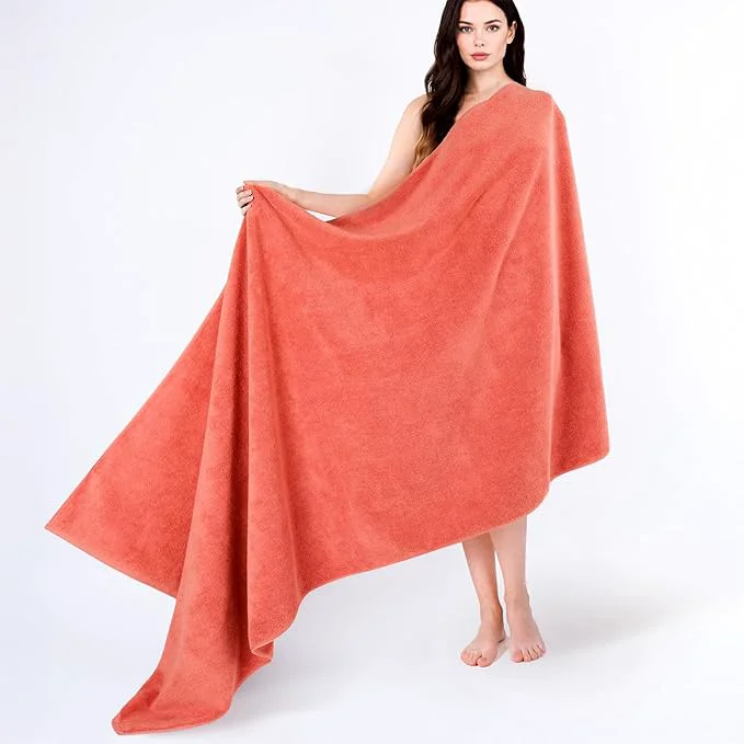 Relaxed Cotton Paradise Cotton 40x80 Oversized Bath Sheet Extra Large Turkish Sophisticated