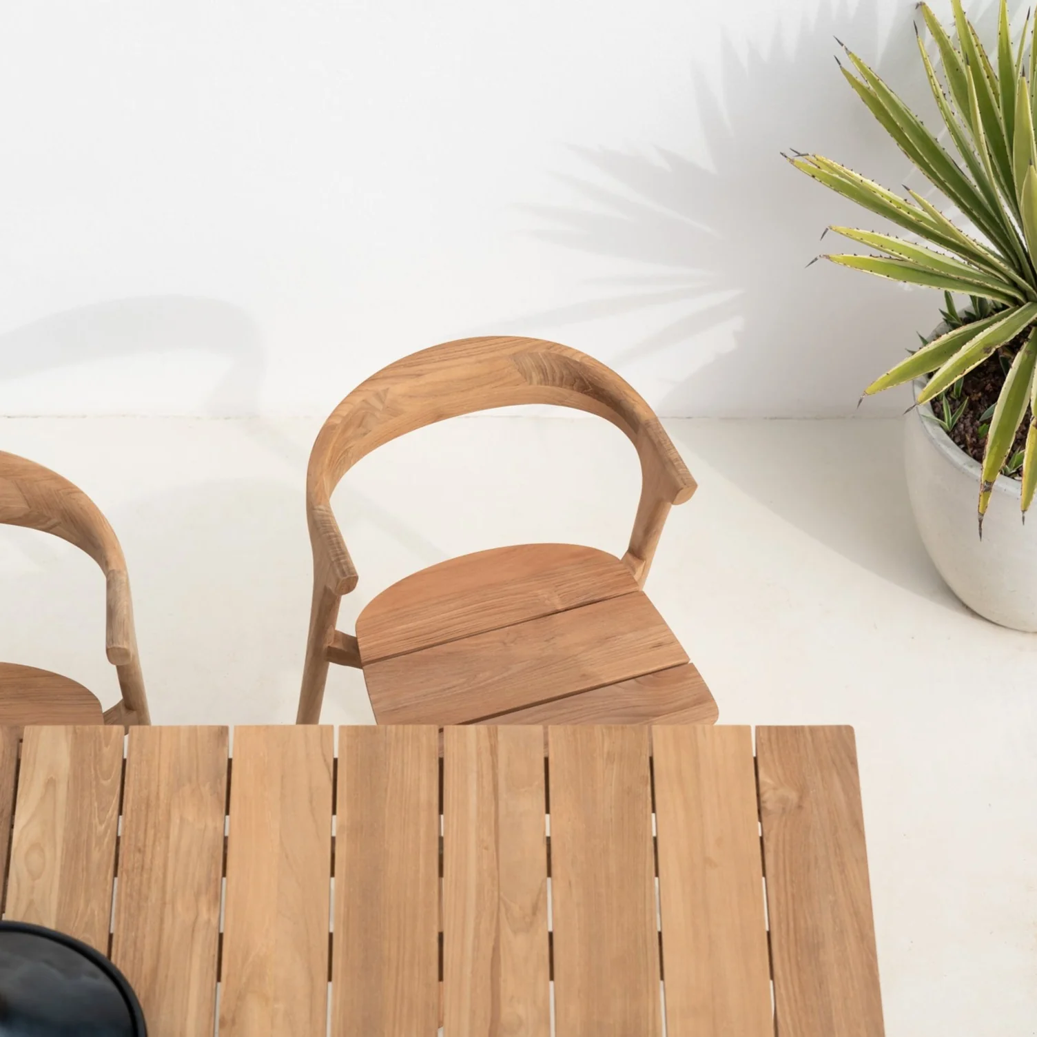 Next-Generation Bok Solid Teak Outdoor Dining Chair Sustainable