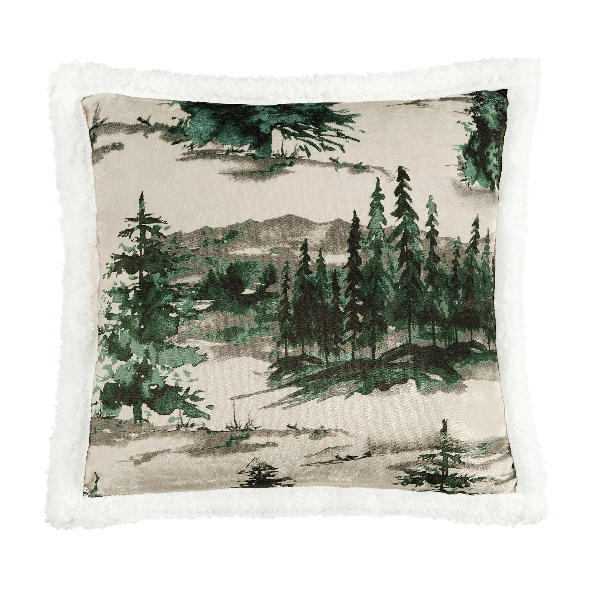 Breathable Joshua Campfire Sherpa Pillow Verified