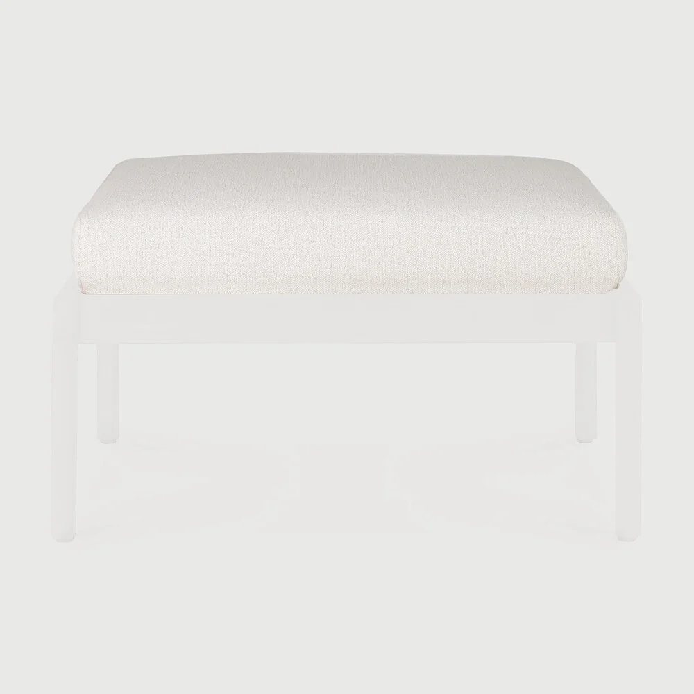 Fine Jack Outdoor Footstool Cushion Off White Fabric Versatile