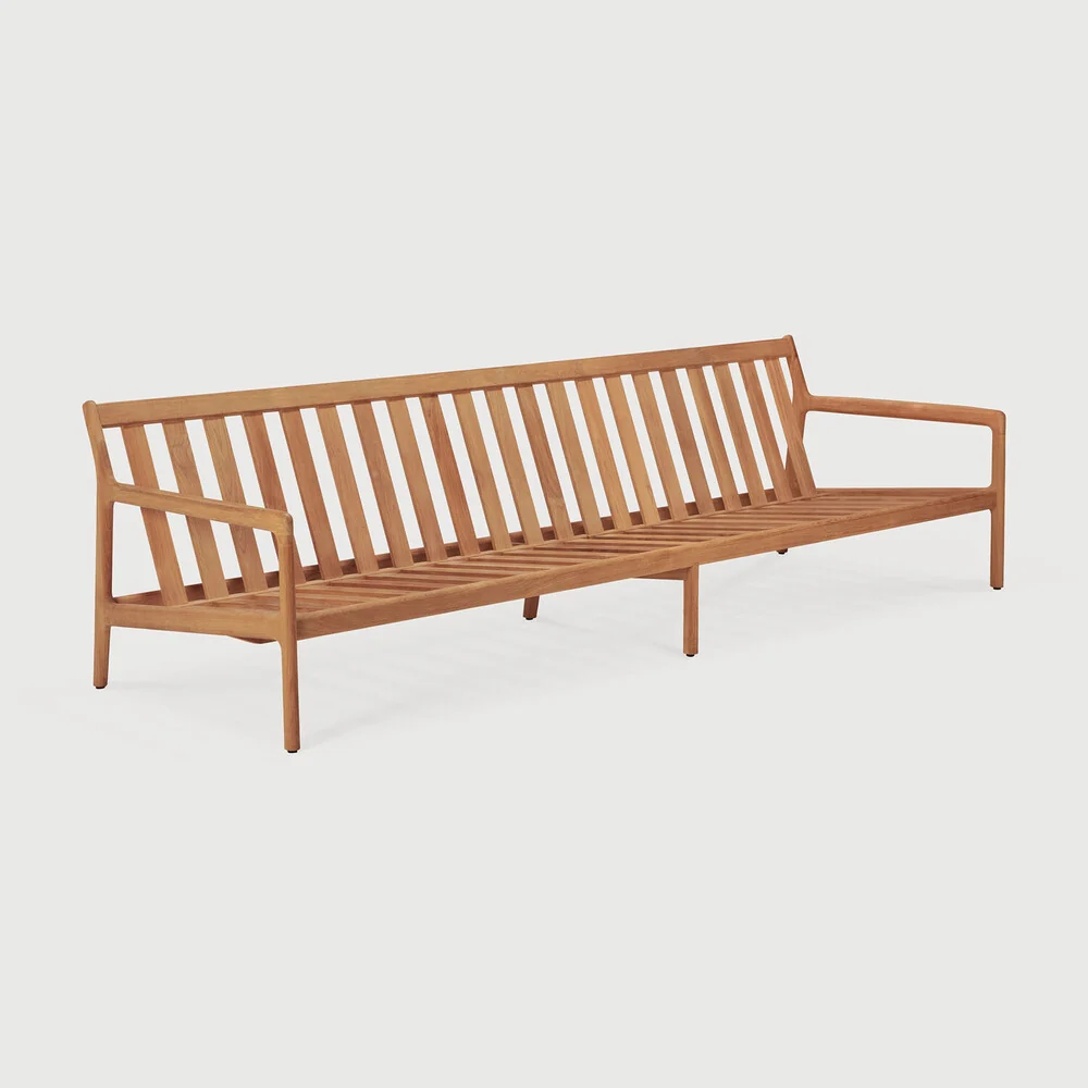 Organic Jack Solid Teak Outdoor 3 Seater Sofa Frame Superior