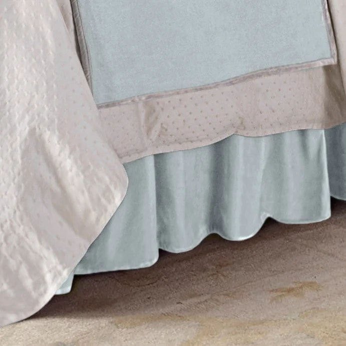 Trusted Gatherer Velvet Bed Skirt Next-Generation