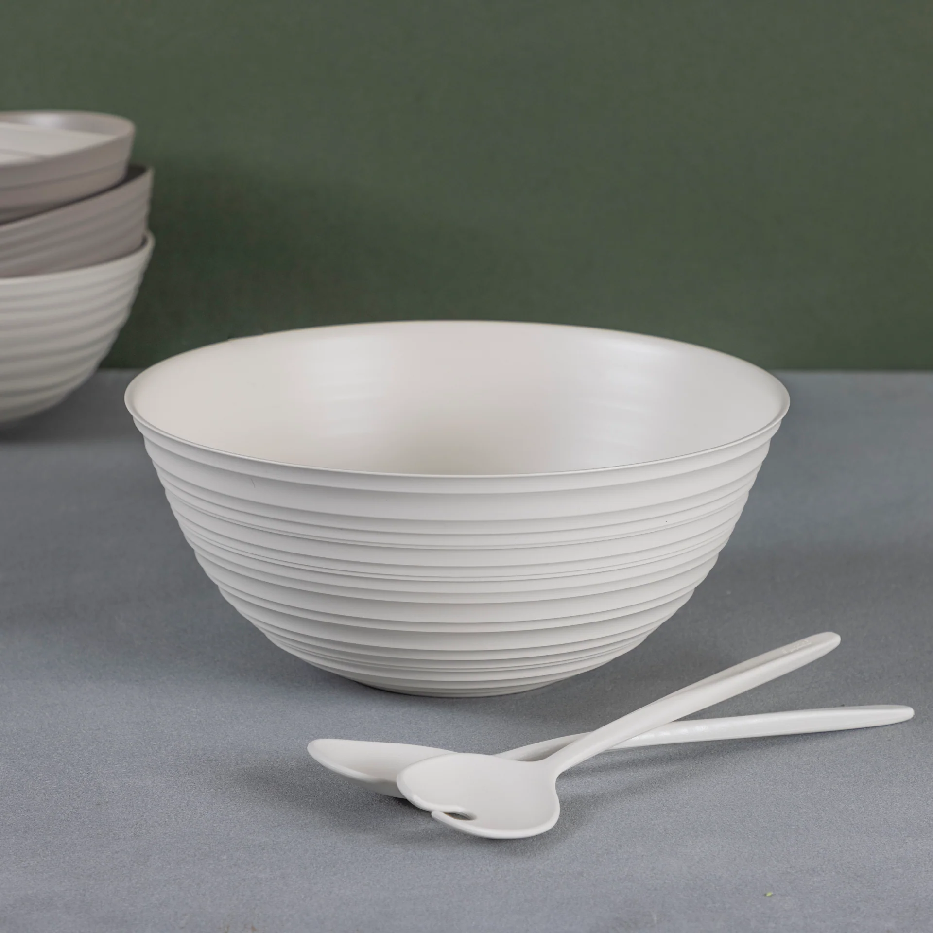 Casual Tierra Serving Bowl Extra-Large White High-Grade