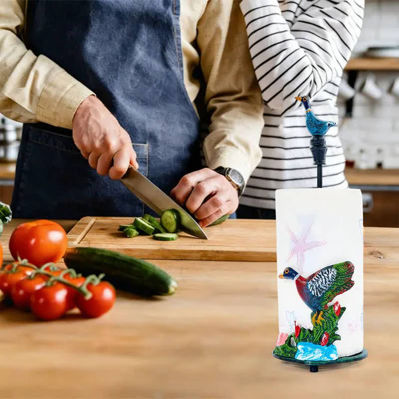 Smart Ownkoti Cast Iron Duck Paper Towel Holder Proven